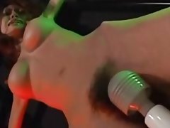 बंधे और toyed खूबसूरत एशियाई किशोर